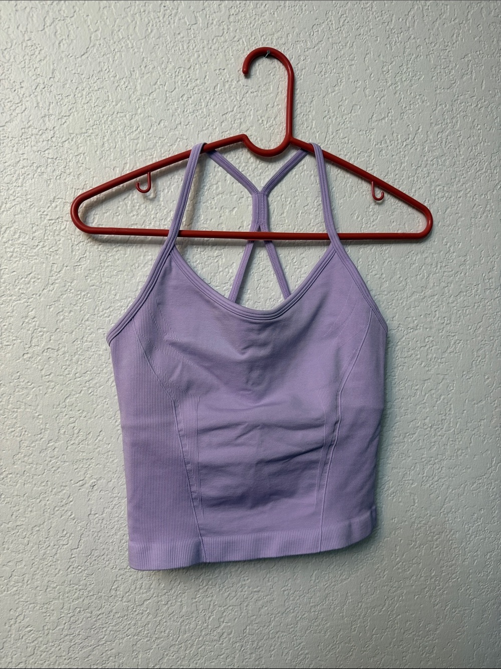 Oner Active Lavender Strappy Crop Tank